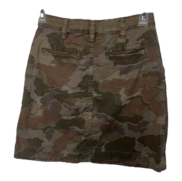 Anthropologie Camo Utility Mini Skirt SIZE 4 - Picture 10 of 16